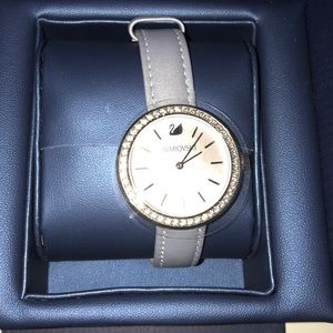 Swarovski, Lavender/Silver Tone Daytime Watch